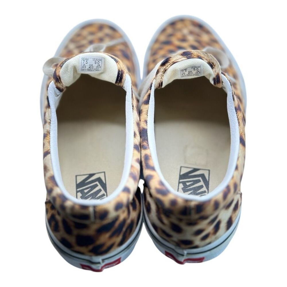 Vans Era Leopard Print Unisex Skate Shoes Multicolor Low Top Sneaker M7.… - Picture 4 of 12